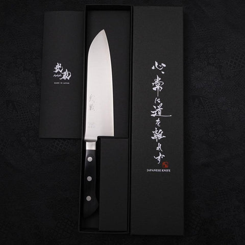 Santoku SG-2 Poliert Westlicher Griff 170mm-[Musashi]-[Japan-Küchenmesser]