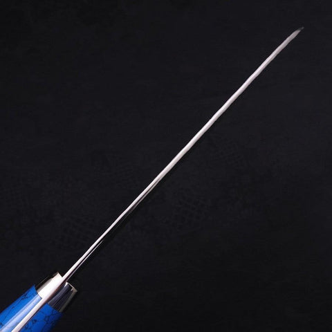 Santoku SG-2 Tsuchime Blauer Türkis Griff 170mm-[Musashi]-[Japan-Küchenmesser]