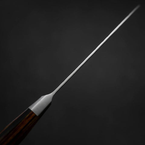 Santoku SG-2 Tsuchime Damast Oktogonaler Mahagoni Griff 180mm-[Musashi]-[Japan-Küchenmesser]