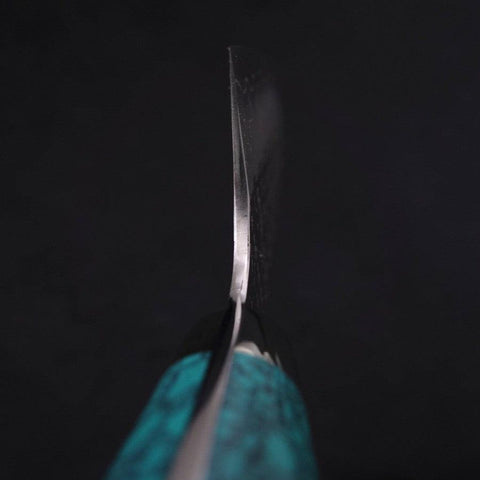 Santoku SG-2 Tsuchime Grüner Türkis Griff 170mm-[Musashi]-[Japan-Küchenmesser]