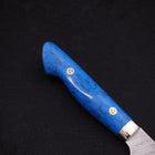 Santoku SG-2 Tsuchime Turquoise Blue Handle 170mm-[Musashi]-[Japan-Küchenmesser]