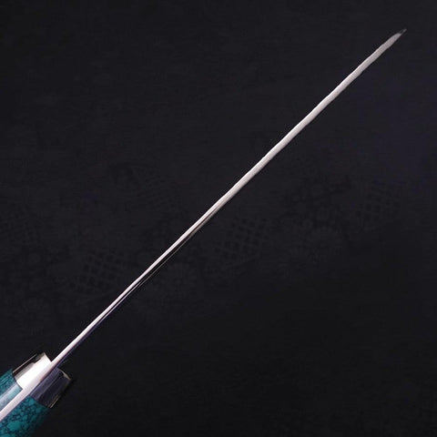 Santoku SG-2 Tsuchime Turquoise Green Handle 170mm-[Musashi]-[Japan-Küchenmesser]