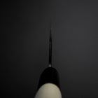 Santoku SK Steel Kurouchi Kurigata Magnolia Handle 165mm (6.5”)-[Musashi]-[Japan-Küchenmesser]
