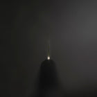 Santoku SK Steel Poliert Westlicher Schwarzer Griff 135mm-[Musashi]-[Japan-Küchenmesser]
