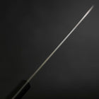 Santoku SK Steel Poliert Westlicher Schwarzer Griff 135mm-[Musashi]-[Japan-Küchenmesser]