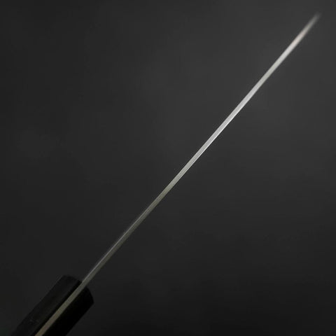 Santoku SKD12 Poliert Schwarzer Westlicher Griff 140mm-[Musashi]-[Japan-Küchenmesser]