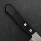 Santoku SKD12 Poliert Schwarzer Westlicher Griff 140mm-[Musashi]-[Japan-Küchenmesser]