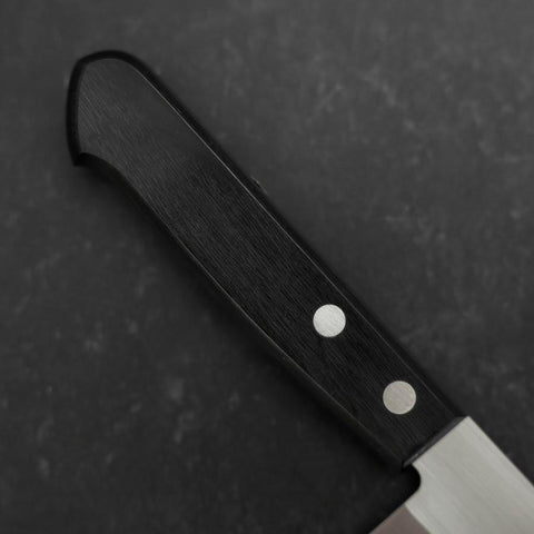 Santoku SKD12 Poliert Schwarzer Westlicher Griff 140mm-[Musashi]-[Japan-Küchenmesser]