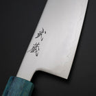 Santoku SLD Kagami Korallenstrand-Optik Griff 170mm-[Musashi]-[Japan-Küchenmesser]