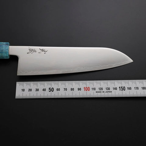 Santoku SLD Kagami Korallenstrand-Optik Griff 170mm-[Musashi]-[Japan-Küchenmesser]