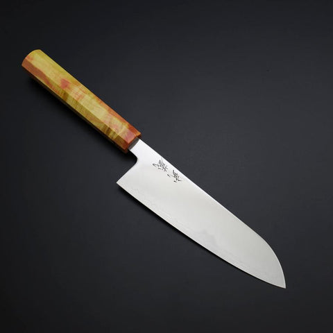 Santoku SLD Kagami Sonnenuntergangs-Optik Griff 170mm-[Musashi]-[Japan-Küchenmesser]