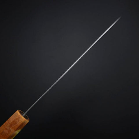 Santoku SLD Mirror Sunset Orange Handle 170mm-[Musashi]-[Japanese-Kitchen-Knives]