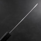 Santoku SLD Nashiji Washi Black Ishime Handle 165mm (6.5”)-[Musashi]-[Japan-Küchenmesser]