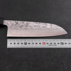 Santoku SLD Nashiji Washi Black Ishime Handle 165mm (6.5”)-[Musashi]-[Japan-Küchenmesser]