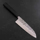 Santoku SLD Nashiji Washi Black Ishime Handle 165mm (6.5”)-[Musashi]-[Japan-Küchenmesser]