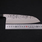 Santoku SLD Nashiji Washi Büffelhorn und Ebenholz Griff 165mm-[Musashi]-[Japan-Küchenmesser]