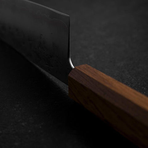 Santoku SLD Nashiji Washi Eichenholz Griff 165mm-[Musashi]-[Japan-Küchenmesser]