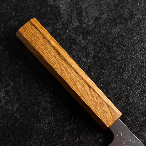 Santoku SLD Nashiji Washi Eichenholz Griff 165mm-[Musashi]-[Japan-Küchenmesser]