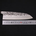 Santoku SLD Nashiji Washi Lila Urushi Griff 165mm-[Musashi]-[Japan-Küchenmesser]