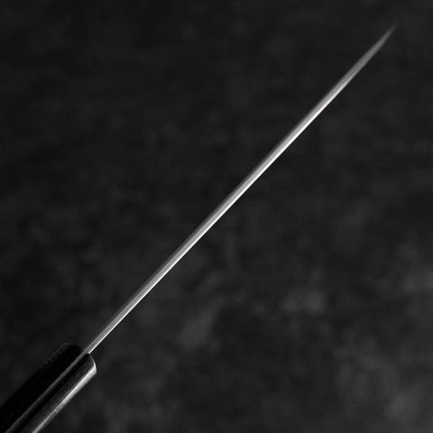 Santoku SLD Poliert Schwarzer Westlicher Griff 165mm (Tsuba Nashi)-[Musashi]-[Japan-Küchenmesser]