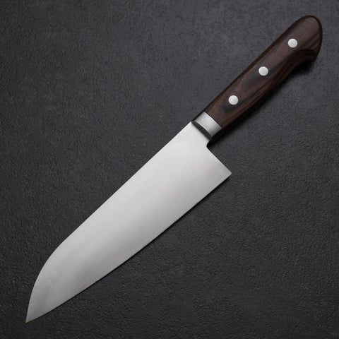 Santoku SLD Poliert Westlicher Mahagoni Griff 165mm-[Musashi]-[Japan-Küchenmesser]