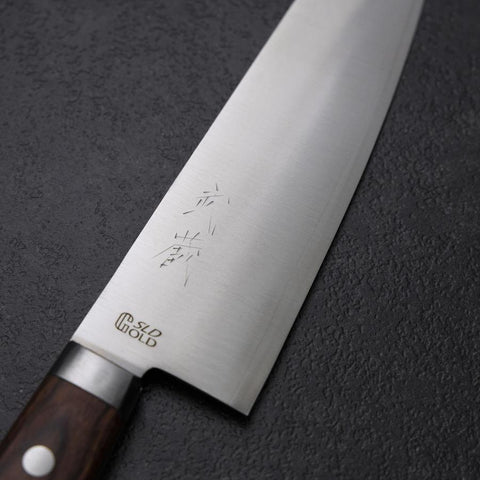 Santoku SLD Poliert Westlicher Mahagoni Griff 165mm-[Musashi]-[Japan-Küchenmesser]
