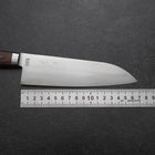 Santoku SLD Poliert Westlicher Mahagoni Griff 165mm-[Musashi]-[Japan-Küchenmesser]