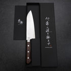 Santoku SLD Poliert Westlicher Mahagoni Griff 165mm-[Musashi]-[Japan-Küchenmesser]