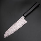 Santoku SLD Schwarzer Damast Ebenholz Griff 170mm-[Musashi]-[Japan-Küchenmesser]