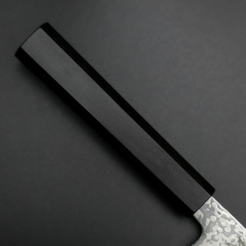 Santoku SLD Schwarzer Damast Ebenholz Griff 170mm-[Musashi]-[Japan-Küchenmesser]