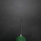 Santoku SLD Wave Nickel Damascus Green Urushi Handle 165mm (6.5”)-[Musashi]-[Japan-Küchenmesser]