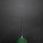 Santoku SLD Wellen-Nickel-Damast Grüner Urushi-Griff 165mm-[Musashi]-[Japan-Küchenmesser]