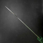 Santoku SLD Wellen-Nickel-Damast Grüner Urushi-Griff 165mm-[Musashi]-[Japan-Küchenmesser]