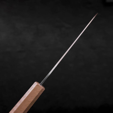 Santoku SLD Wellen Nickel Damast Weißer Urushi Griff 165mm-[Musashi]-[Japan-Küchenmesser]