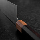 Santoku SPG-Strix Damast Rosenholz Griff 165mm-[Musashi]-[Japan-Küchenmesser]