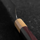 Santoku SPG-Strix Damascus Shitan Handle 165mm (6.5”)-[Musashi]-[Japanese-Kitchen-Knives]