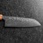 Santoku SPG-Strix Damast Rosenholz Griff 165mm-[Musashi]-[Japan-Küchenmesser]