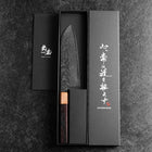 Santoku SPG-Strix Damast Rosenholz Griff 165mm-[Musashi]-[Japan-Küchenmesser]