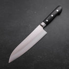 Santoku Schweden-Stahl Poliert Schwarzer Westlicher Griff 180mm-[Musashi]-[Japan-Küchenmesser]