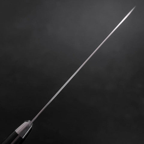 Santoku Schweden-Stahl Poliert Schwarzer Westlicher Griff 180mm-[Musashi]-[Japan-Küchenmesser]