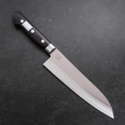 Santoku Schweden-Stahl Poliert Schwarzer Westlicher Griff 180mm-[Musashi]-[Japan-Küchenmesser]