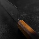 Santoku Schwedenstahl Kagami Nashiji Washi Damast Yaki Urushi Griff 165mm-[Musashi]-[Japan-Küchenmesser]