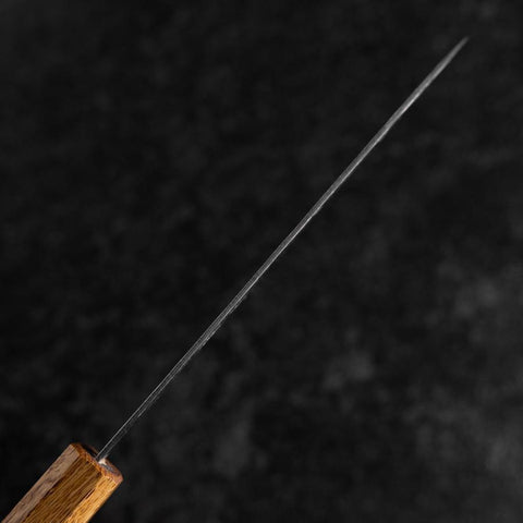 Santoku Schwedenstahl Kagami Nashiji Washi Damast Yaki Urushi Griff 165mm-[Musashi]-[Japan-Küchenmesser]