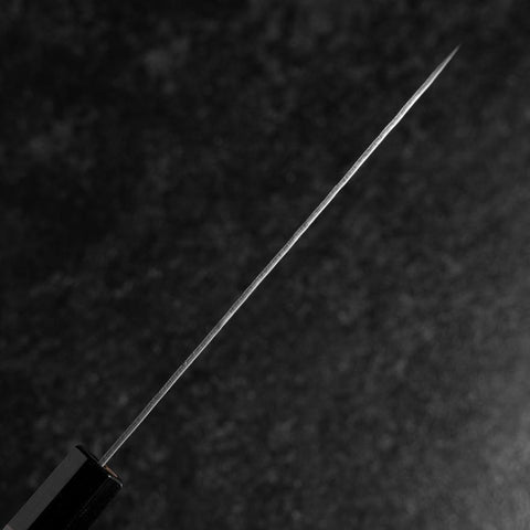 Santoku Schwedenstahl Nashiji Washi Damast Walnussholz Griff 165mm-[Musashi]-[Japan-Küchenmesser]
