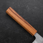 Santoku Schwedenstahl Nashiji Washi Eichenholz Griff 165mm-[Musashi]-[Japan-Küchenmesser]