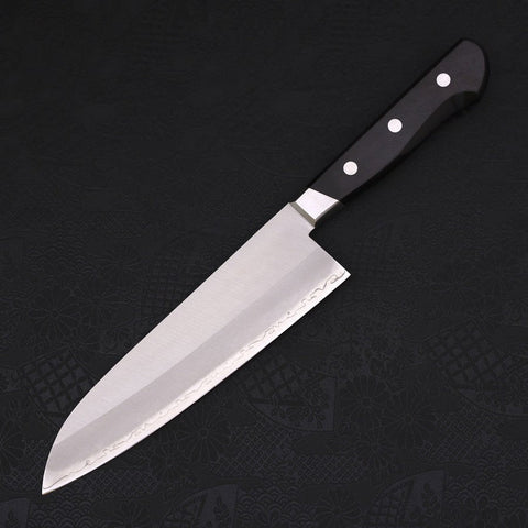 Santoku Schwedenstahl Poliert Westlicher Griff 170mm-[Musashi]-[Japan-Küchenmesser]