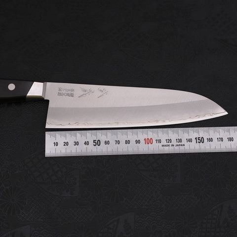Santoku Schwedenstahl Poliert Westlicher Griff 170mm-[Musashi]-[Japan-Küchenmesser]