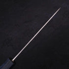 Santoku Silver Steel #3, Nashiji Dunkelblauer Griff, 165mm-[Musashi]-[Japan-Küchenmesser]