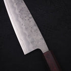 Santoku Silver Steel #3 Nashiji Lila Urushi Griff 165mm-[Musashi]-[Japan-Küchenmesser]