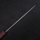 Santoku Silver Steel #3 Nashiji Lila Urushi Griff 165mm-[Musashi]-[Japan-Küchenmesser]
